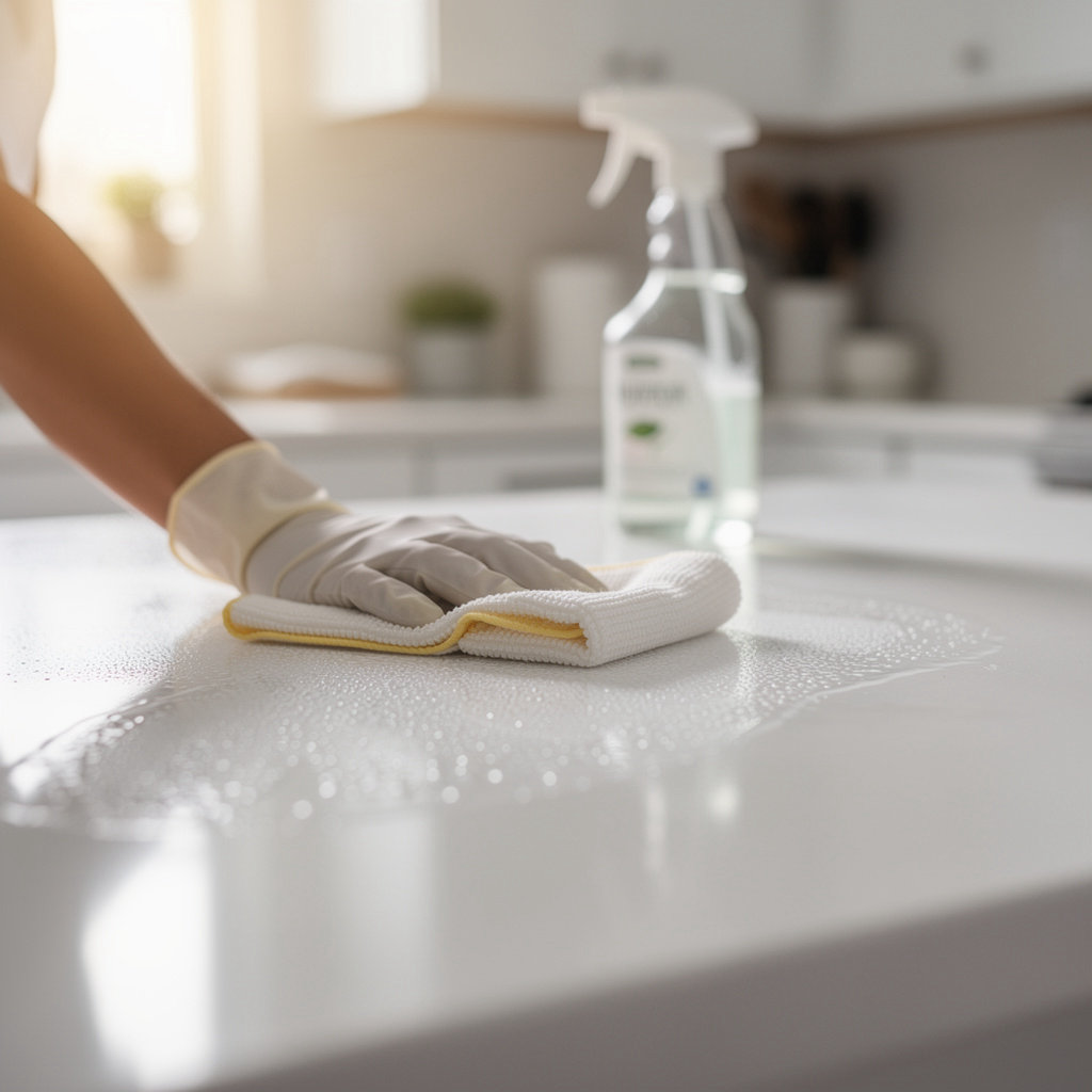 Action Cleaning Corporation San Diego professional residential cleaning service in a bright San Diego home